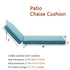 Ranu Extra Thick Outdoor Cushion Set – Green Patio Chair Cushions | Outdoor Seat & Back Cushions | Weather-Resistant Outdoor Cushions | Kinwell Furniture